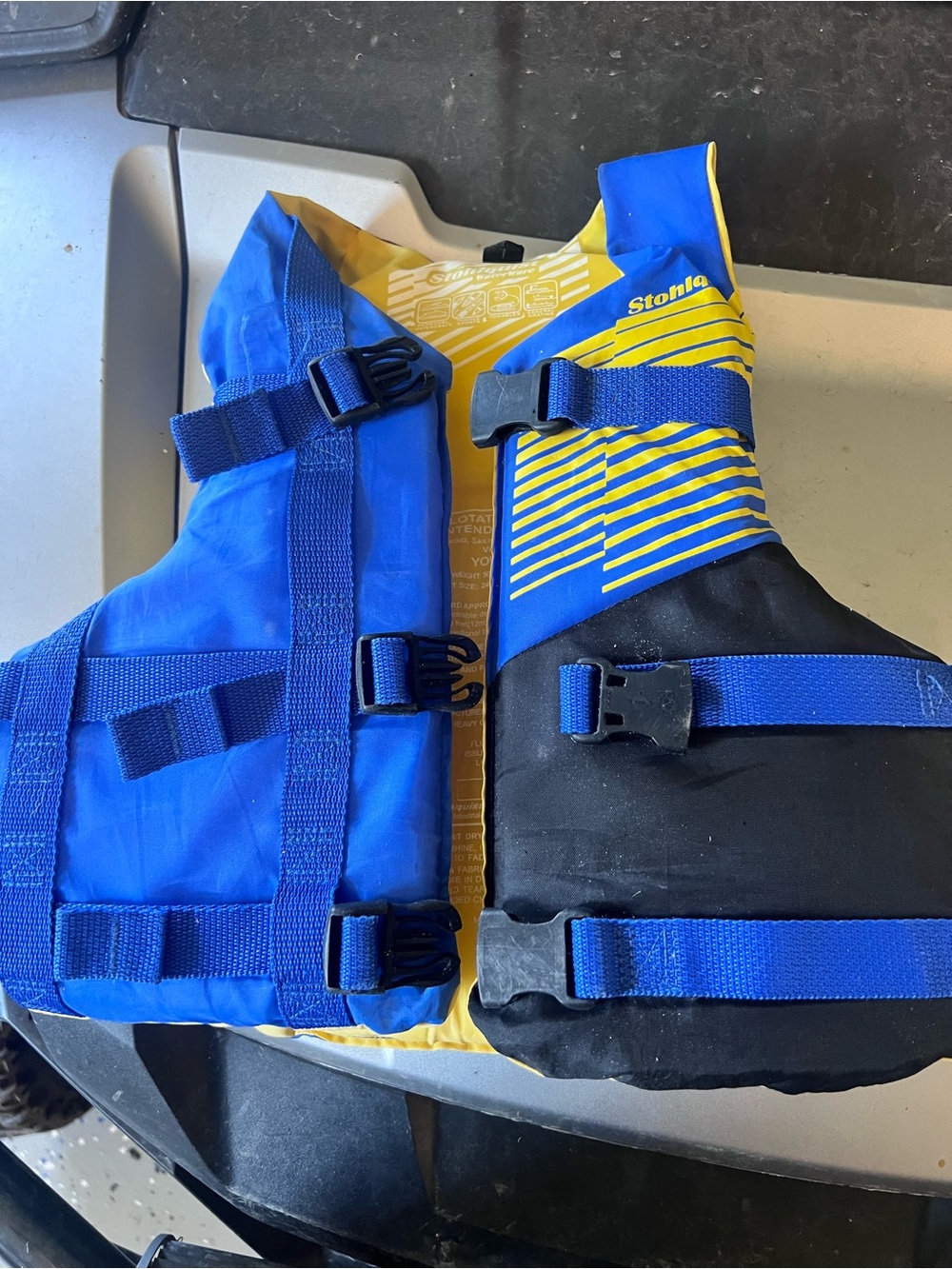 Blue & Yellow Child Life Jacket Vest